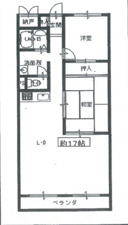 エバーグリーン車崎の物件間取画像